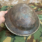 Original WW2 British Style South African Mk2 Army Combat Helmet - The Militaria Shop