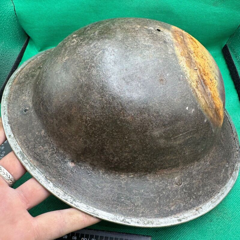 British Army Mk2 Brodie Helmet - Original WW2 - South African Manufactured - The Militaria Shop