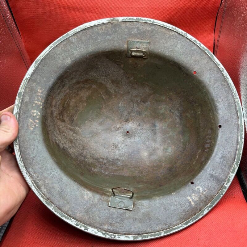 British Army Mk2 Brodie Helmet - Original WW2 - South African Manufactured - The Militaria Shop