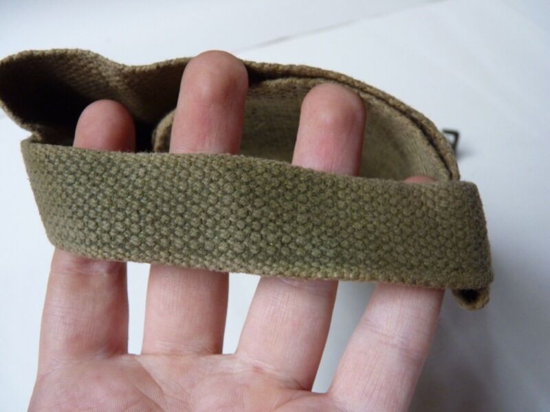 Original WW2 British Army Soldiers Water Bottle Carrier Harness - Dated 1943 - The Militaria Shop