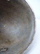 Original WW2 British / Canadian Army Mk3 High Rivet Turtle Army Combat Helmet - The Militaria Shop