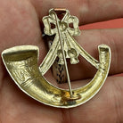 Genuine British Army Light Infantry Regiment Cap Badge - Brooched / Sweetheart - The Militaria Shop
