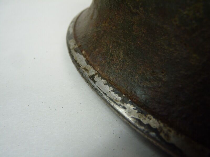 Original Mk3 Canadian / British Army WW2 Turtle Helmet High Rivet - The Militaria Shop