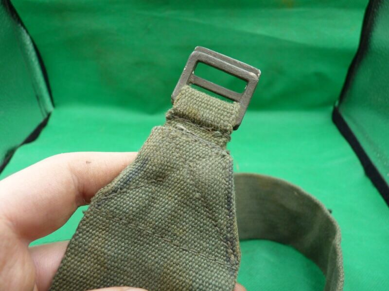 Original WW2 British Army 44 Pattern Equipment Strap - 1945 Dated - The Militaria Shop