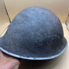 Original WW2 British / Canadian Army Mk3 High Rivet Turtle Army Combat Helmet - The Militaria Shop