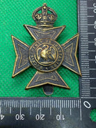 Original WW1 British Army - Buckinghamshire Battalion Blackened Cap Badge - The Militaria Shop