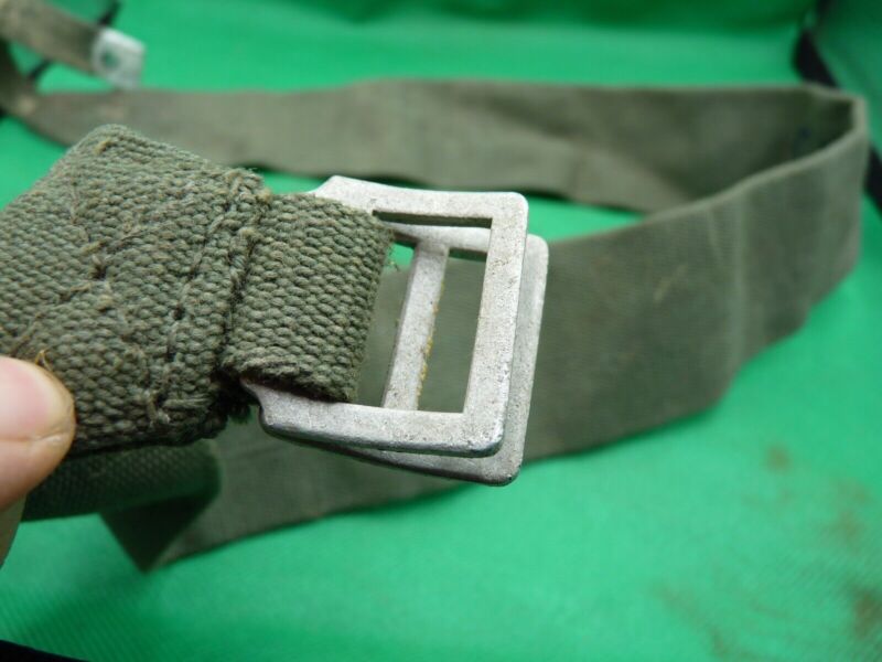 Original WW2 British Army 44 Pattern Equipment Strap - 1945 Dated - The Militaria Shop