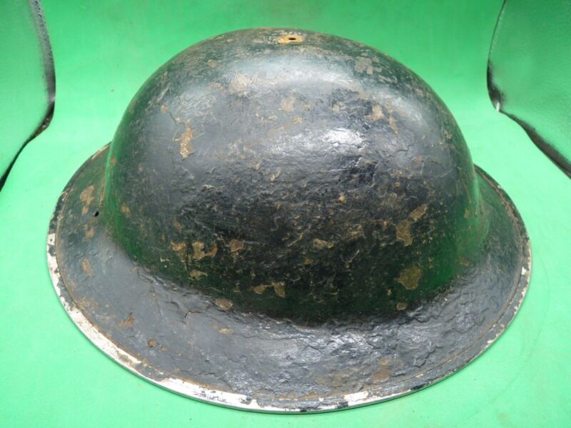 Original WW2 South African Army Mk2 Brodie Helmet - British Style Combat Helmet - The Militaria Shop