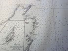 WW2 British 1952 Dated ADMIRALTY EDITION map of THE GULF OF ST. LAWRENCE. - The Militaria Shop