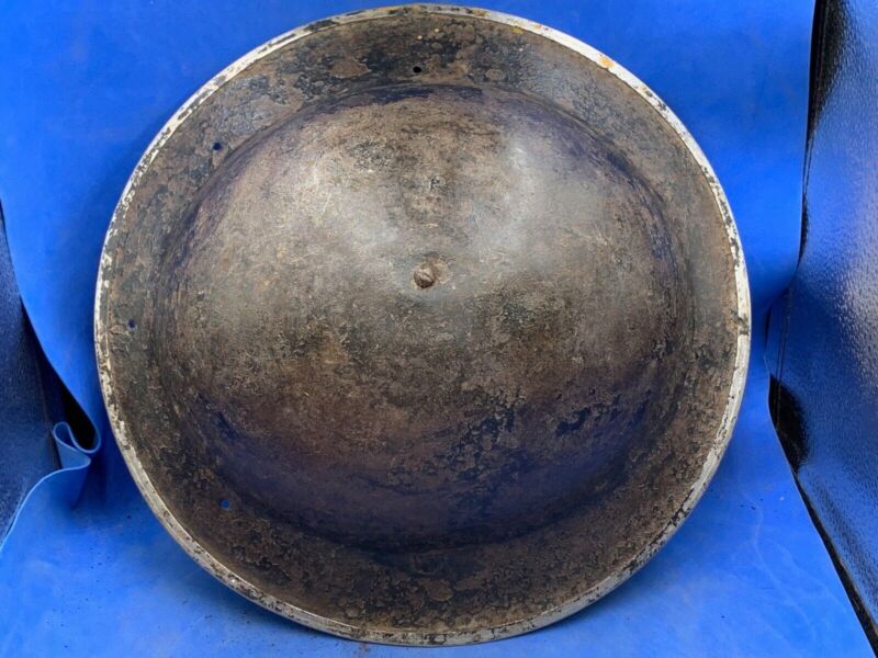 Original WW2 British Army South African Made Combat Helmet Mk2 Brodie - The Militaria Shop