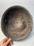 Mk3 Canadian / British Army Original WW2 Turtle Helmet High Rivet - The Militaria Shop