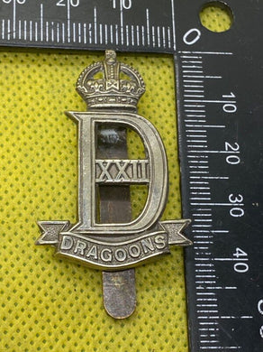 British Army - 22nd Dragoons Cap Badge - The Militaria Shop