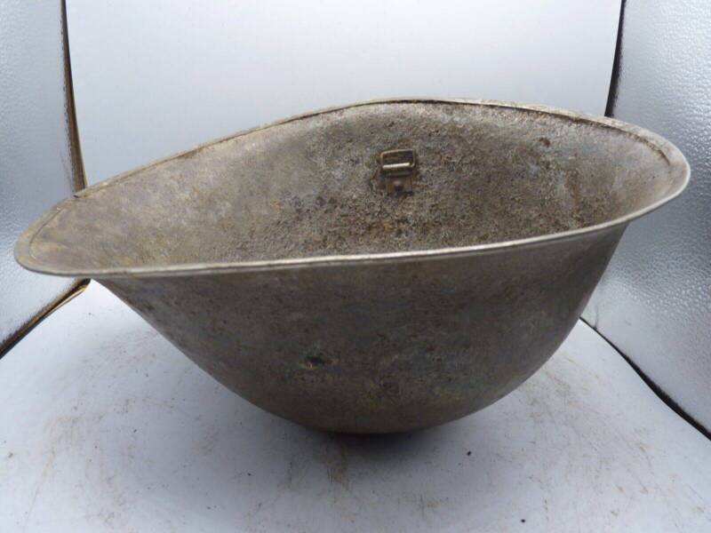 Original WW2 British / Canadian Army Mk3 High Rivet Turtle Army Combat Helmet - The Militaria Shop