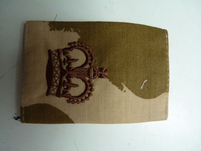 Desert DPM Rank Slides / Epaulette Pair Genuine British Army - NEW - The Militaria Shop