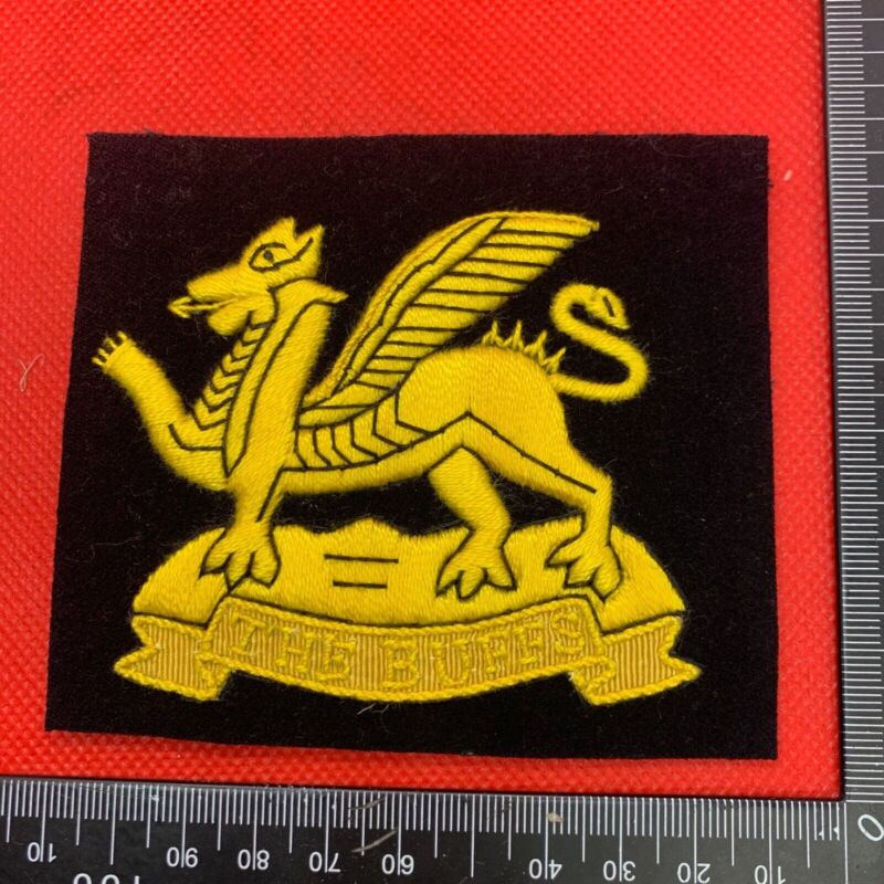 British Army The Buffs Regimental Embroidered Blazer Badge - The Militaria Shop