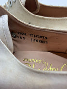 Original WW2 British Army Women's White Summer Shoes - ATS WAAF - Size 230 - The Militaria Shop