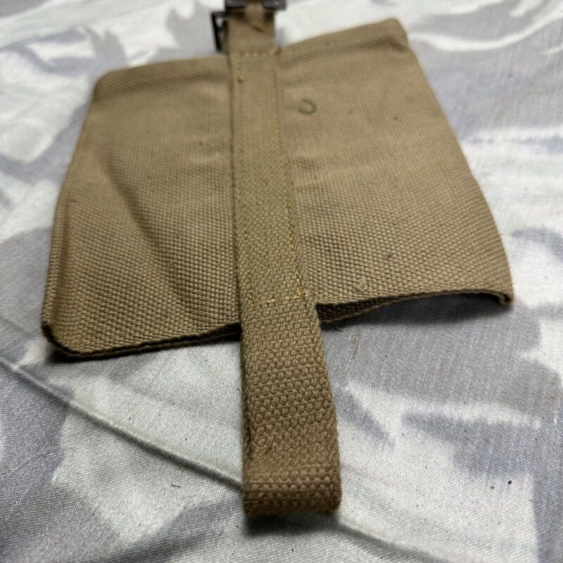 Near Mint Original British Army 37 Pattern Water Bottle Carrier - 1945 Dated - The Militaria Shop