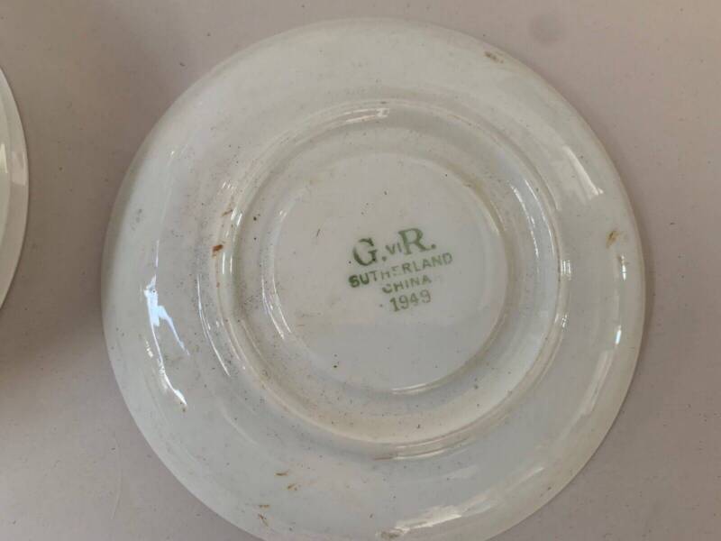Genuine British Army Officers Mess Porcelain Coffee / Tea Saucer - The Militaria Shop