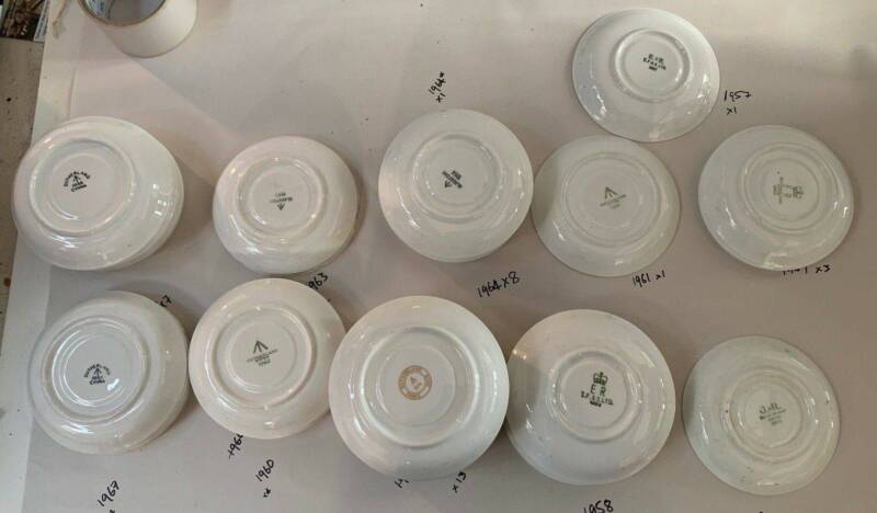 Genuine British Army Officers Mess Porcelain Coffee / Tea Saucer - The Militaria Shop