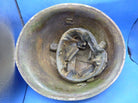 Original WW2 British / Canadian Army Mk3 High Rivet Turtle Army Helmet & Lin - The Militaria Shop