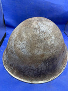 WW2 Canadian Army Mk3 Turtle Helmet - Original WW2 Helmet Shell - High Rivet - The Militaria Shop
