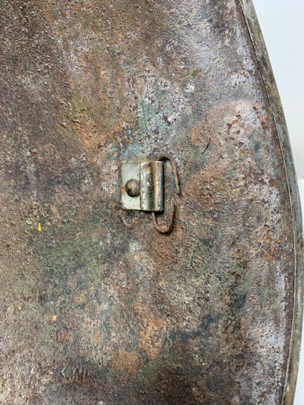 Mk3 Canadian / British Army Original WW2 Turtle Helmet High Rivet - The Militaria Shop