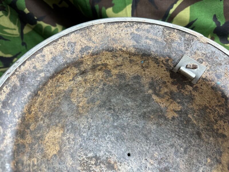 British Army Mk2 Brodie Helmet - Original WW2 - South African Manufactured - The Militaria Shop