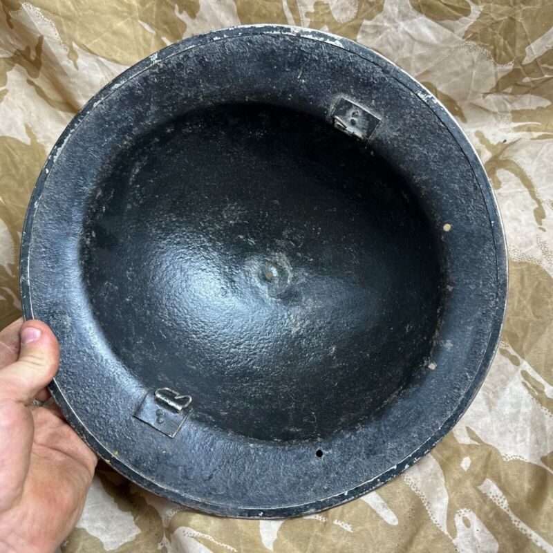British Army Mk2 Brodie Helmet - Original WW2 - South African Manufactured - The Militaria Shop