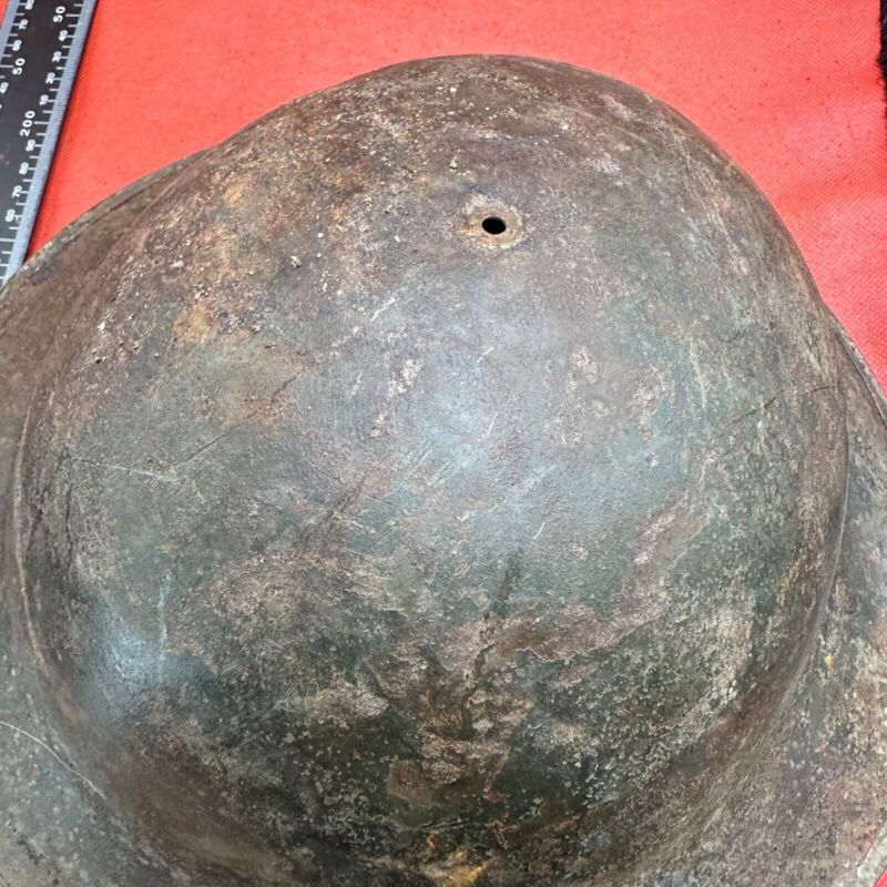 British Army Mk2 Brodie Helmet - Original WW2 - South African Manufactured - The Militaria Shop