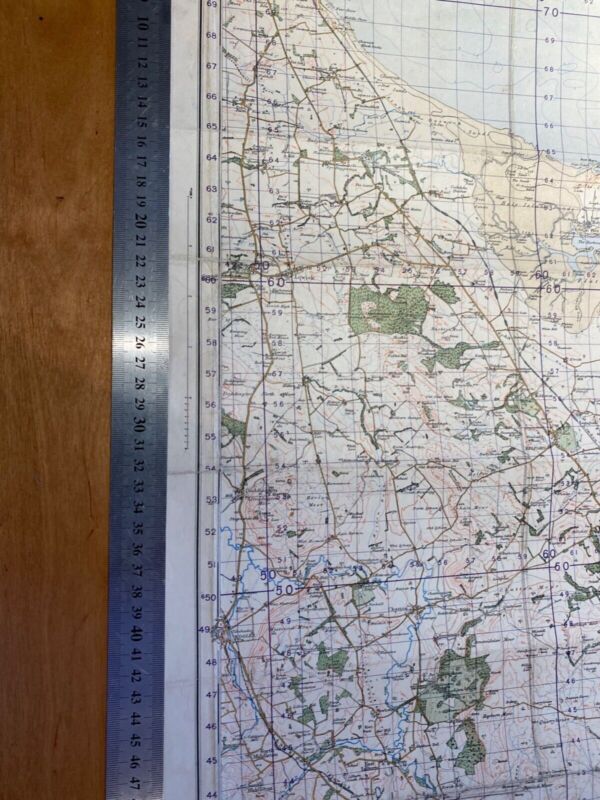 Large WW2 British Army - 1932 dated General Staff map of HOLY ISLAND. - The Militaria Shop