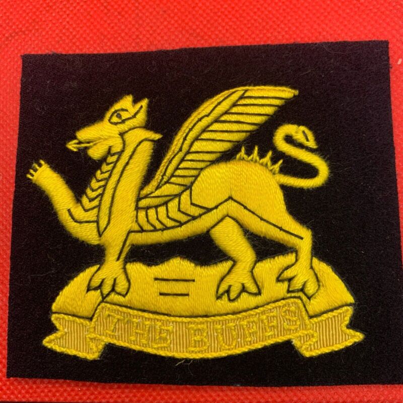 British Army The Buffs Regimental Embroidered Blazer Badge - The Militaria Shop