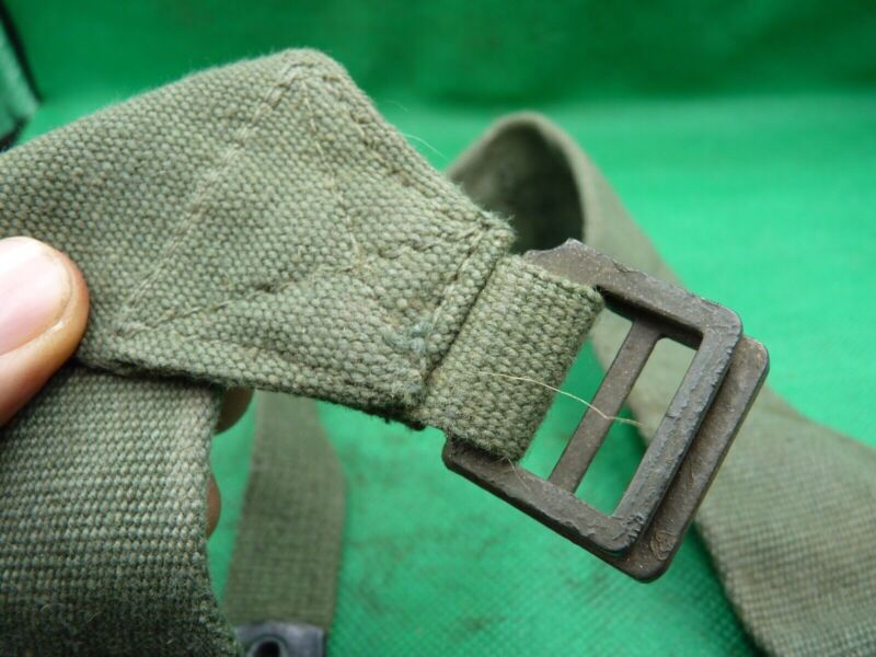 Original WW2 British Army 44 Pattern Equipment Strap - 1945 Dated - The Militaria Shop