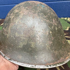 WW2 Canadian Army Mk3 Turtle Helmet - Original Helmet Shell - High Rivet - The Militaria Shop