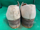 Original WW2 British Army Women's White Summer Shoes - ATS WAAF - Size 215M - The Militaria Shop