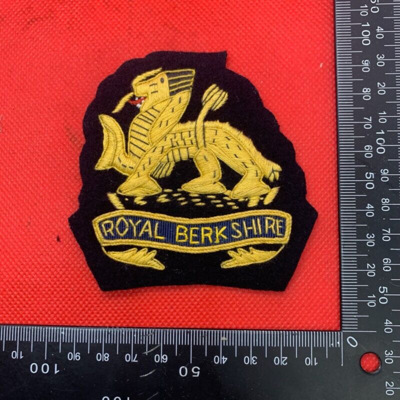 British Army Royal Berkshire Regimental Embroidered Blazer Badge - The Militaria Shop