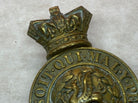 British Army Victorian Crown Welsh Regiment of Foot Cap Badge - The Militaria Shop