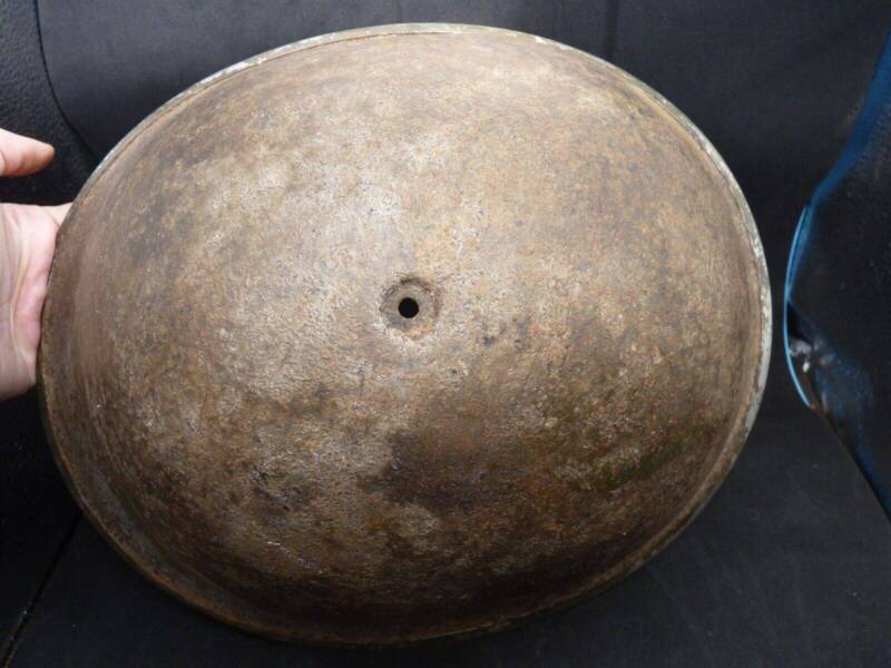 Original WW2 Onwards British Army Mk4 Turtle Helmet - The Militaria Shop