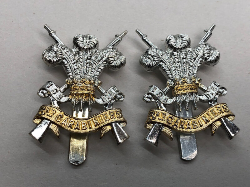 Genuine British Army Cap Badge - 3rd Carabiniers - The Militaria Shop
