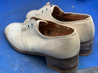 Original WW2 British Army Women's White Summer Shoes - ATS WAAF - Size 240s - The Militaria Shop
