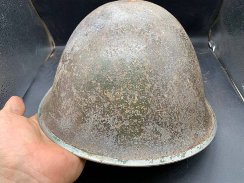 Original WW2 Onwards (1945-1952) British Army Mk4 Turtle Helmet - The Militaria Shop