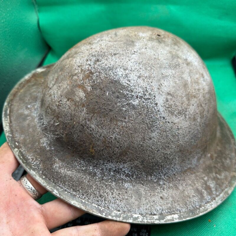 British Army Mk2 Brodie Helmet - Original WW2 - South African Manufactured - The Militaria Shop