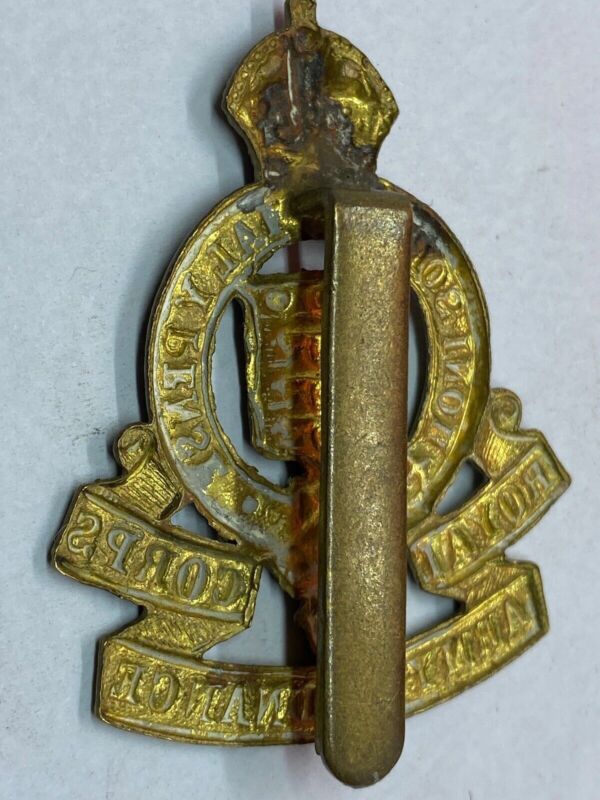Original WW1 / WW2 British Army - Royal Army Ordnance Corps Cap Badge - The Militaria Shop