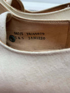 Original WW2 British Army Women's White Summer Shoes - ATS WAAF - Size 240 - The Militaria Shop