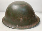 Mk3 Canadian / British Army Original WW2 Turtle Helmet High Rivet - The Militaria Shop