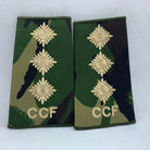 CCF DPM Camo Rank Slides / Epaulette Pair Genuine British Army - NEW - The Militaria Shop