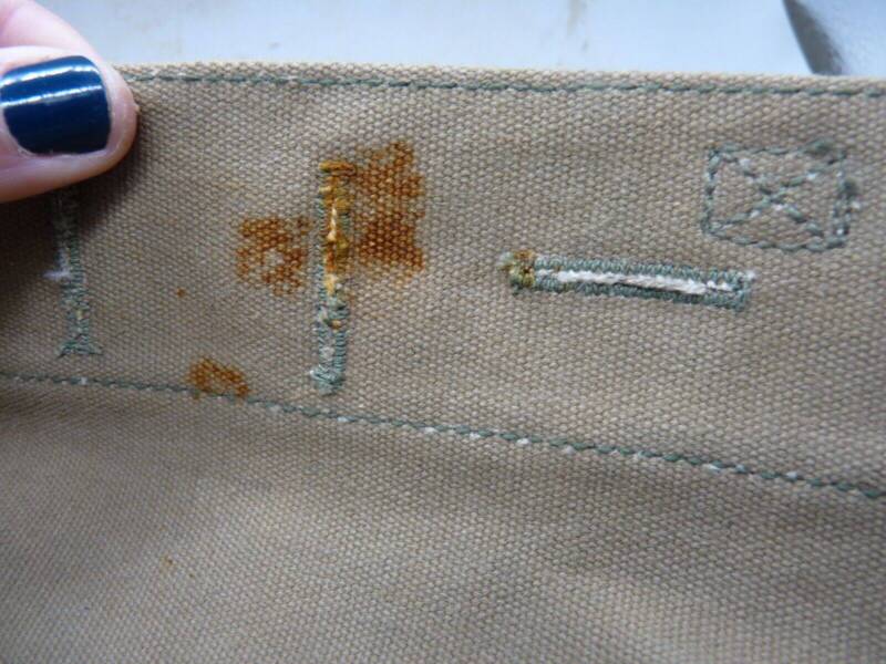 Original WW2 US Army M1928 Haversack Pack Tail - 1944 Dated - The Militaria Shop