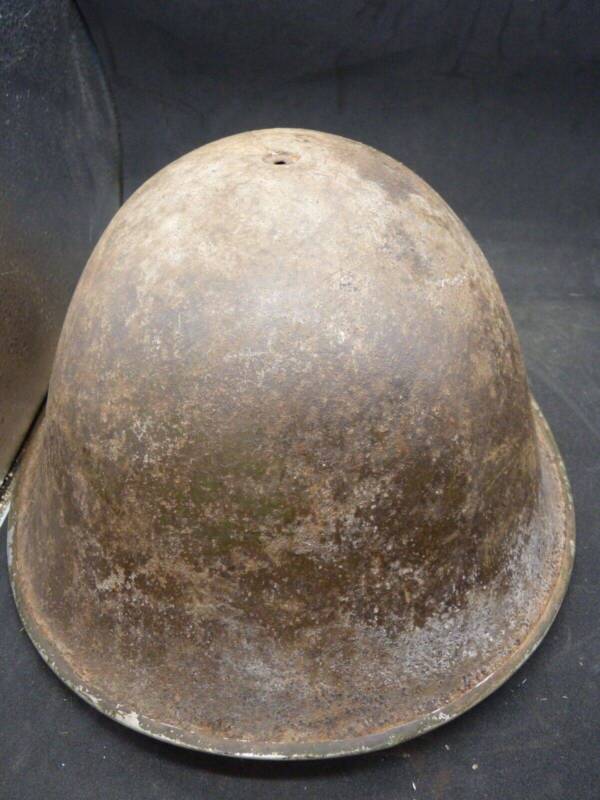 Original WW2 Onwards British Army Mk4 Turtle Helmet - The Militaria Shop