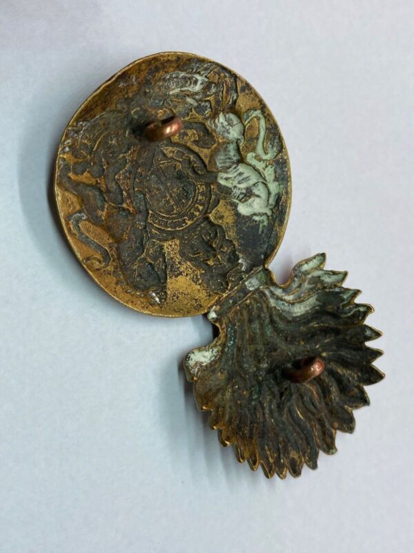 Original British Army Royal Scots Fusiliers Busby / Cap / Pouch Badge - The Militaria Shop