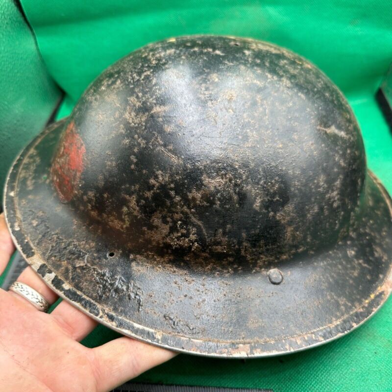 British Army Mk2 Brodie Helmet - Original WW2 - South African Manufactured - The Militaria Shop
