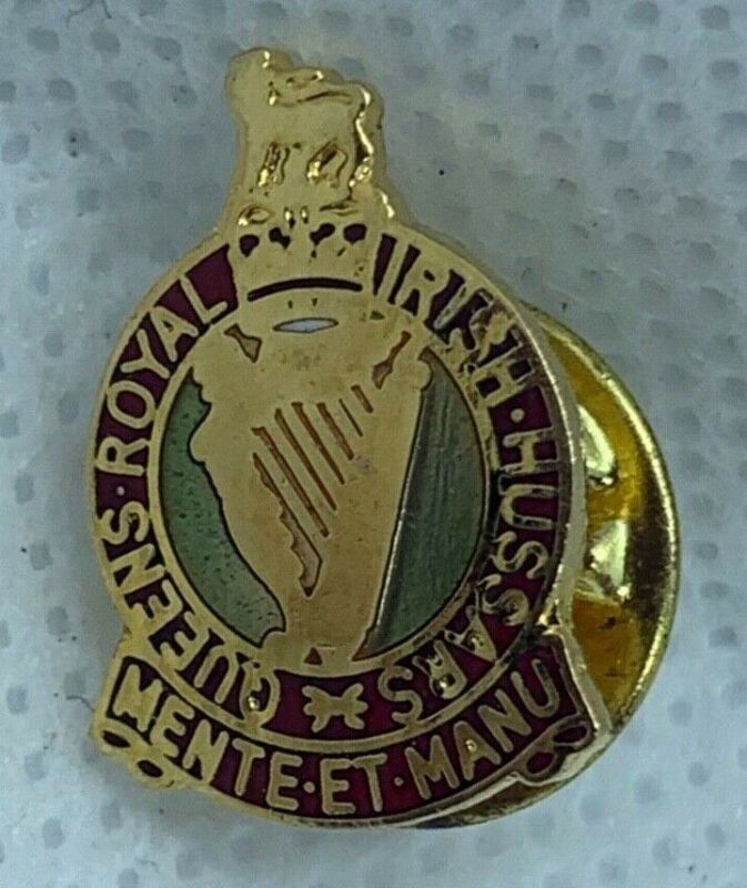 Royal Irish Hussars - NEW British Army Military Cap / Tie / Lapel Pin Badge(#20) - The Militaria Shop